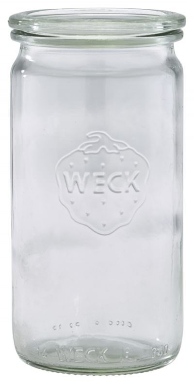 WECK Cylindrical Jar 34cl/12oz 6cm (Dia)