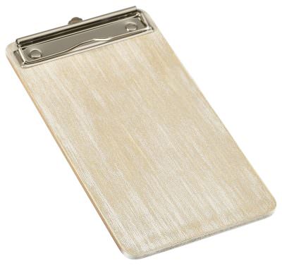 White Wash Wooden Menu Clipboard Wine List 13x24.5x0.6cm