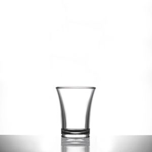Econ Polystyrene Shot- Clear, 25ml -100 Pack