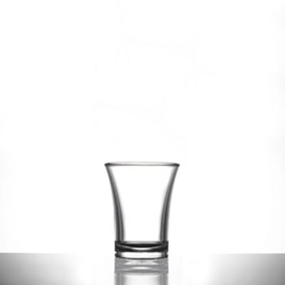 Econ Polystyrene Shot- Clear, 25ml -100 Pack