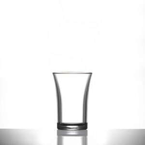 Econ Clear Polystyrene Plastic Shot Glass, 35ml - 100 Pack