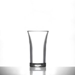 Econ Clear Polystyrene Plastic Shot Glass, 50ml, CE Marked - 100 Pack