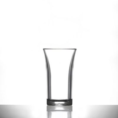 Econ Clear Polystyrene Plastic Shot Glass, 50ml, CE Marked - 100 Pack