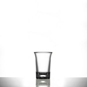 Plastic Shot Glasses - Premium Polycarbonate 25ml CE Shot - 24 Pack