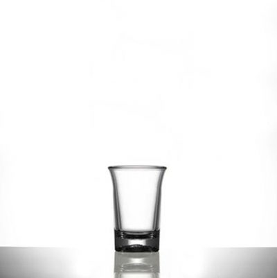 Plastic Shot Glasses - Premium Polycarbonate 25ml CE Shot - 24 Pack