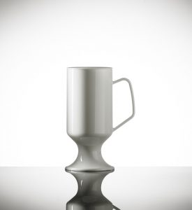 Elite Polycarbonate 8oz Coffee Cup, Black - 18 Pack