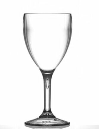 Medium Plastic Reusable Wine Glasses - Polycarbonate