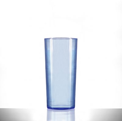 Elite Polycarbonate 10oz Neon Blue Hiball / Tumbler Glasses - 48 Pack