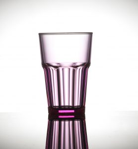 Elite Remedy Polycarbonate 9oz White Rocks Glasses - 36 Pack
