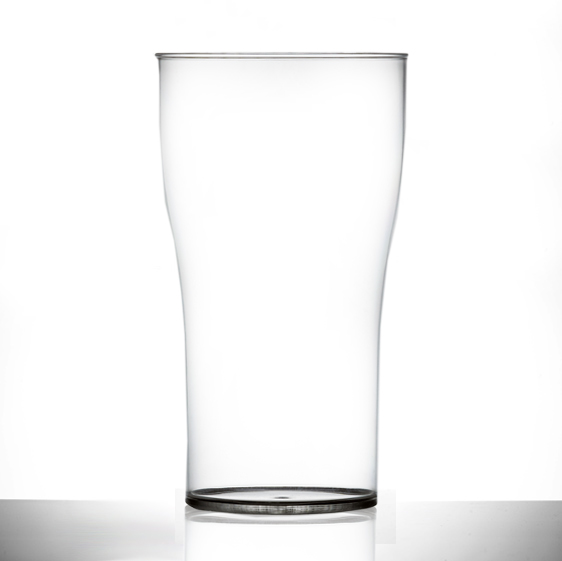 XLarge 2 Pint / 40 oz CE Tulip Polycarbonate Beer Glass - 18 Pack