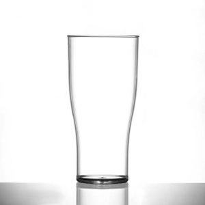Elite Polycarbonate Plastic Tulip Pint / 20 oz Glasses CE - 48 Pack
