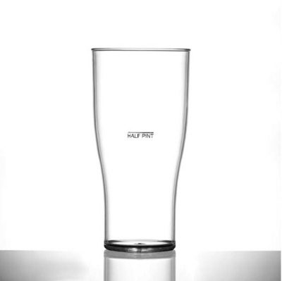Elite Premium Polycarbonate Tulip Pint 20oz CE Lined at Half Pint - 48 Pack