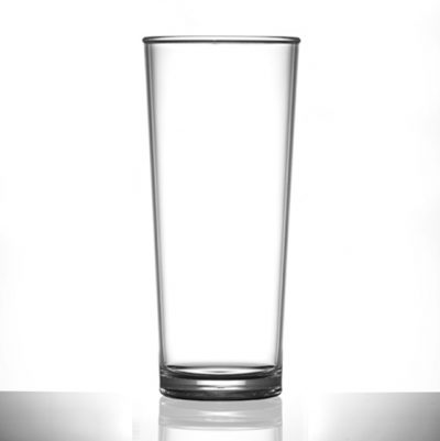 Premium Polycarbonate Pint Glasses 20 oz CE - 24 Pack