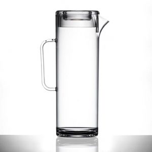 Elite Tall Plastic Jug with Lid, 1.7 litre / 3 Pints