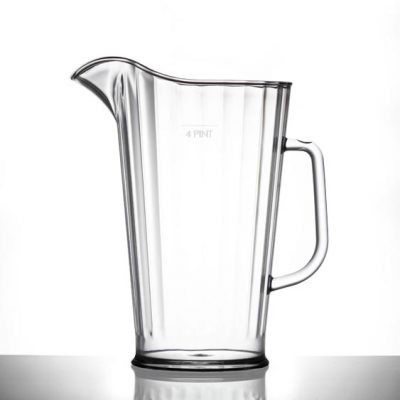 Plastic Jugs - Large Plastic Jug 4 Pint - CE Marked : Lined @ 4 Pint