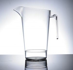 Elite Polycarbonate In2stax 4 Pint / 2.2L Jug, No Lid - CE Marked : Lined @ 4, 3, 2 Pint