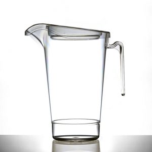 Small 2 Pint Jug - Elite Plastic Jug - No lid - CE Marked : Lined @ 2 Pint