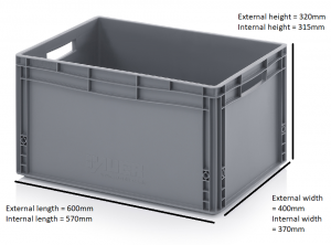 06 Cells - Glass Storage Container, Glass max height = 150mm, Glass width range = 112 to 163mm