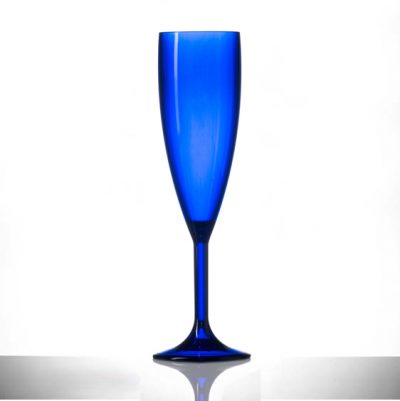 Blue champagne flute - UK deliver