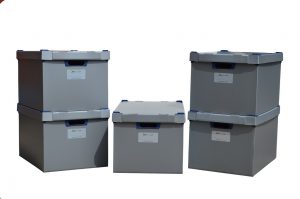 8. Extra Large Correx Stacking Storage Boxes, Pack of 5, Height 295mm