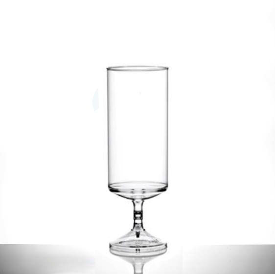 Stacking Plastic Champagne Flutes - Econ