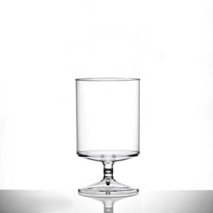 Econ Clear Polystyrene Plastic Stacking Wine Glass, 12oz - 70 Pack