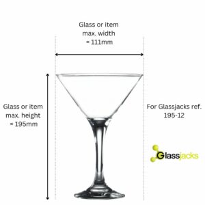 Cocktail Martini Glasses Measurements For Boxes and Storing