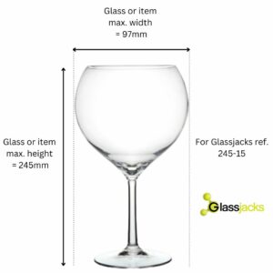 Gin Glass Measurements - Glassware Storage Boxes