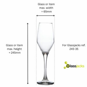 Champagne Flute Measurements For A Storage Box.
