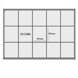 Folding crate for glasses