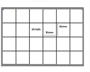 Storage for Glassware Box ref. 120-6
