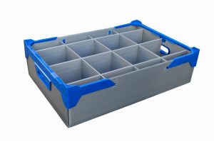Glasses transporting box crate