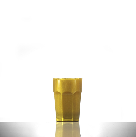 Gold Elite Remedy Plastic Shot Glasses, 25ml CE - 24 Pack