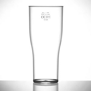 Elite Polycarbonate Tulip Oversize / 22 oz CE - 24 Pack Lined @ Pint