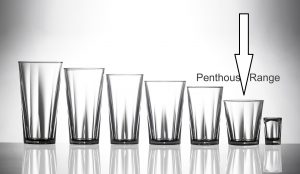 plastic glass rocks glasses