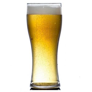 Premium Plastic Pint Glasses - Elite Pilsner Polycarbonate Pint / 20oz Glasses CE - 12 Pack