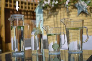 Elite Tall Plastic Jug with Lid, 1.7 litre / 3 Pints