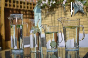 Elite Tall Plastic Jug with Lid, 1.7 litre / 3 Pints