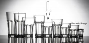 Remedy Range of Plastic Glasses Rocks