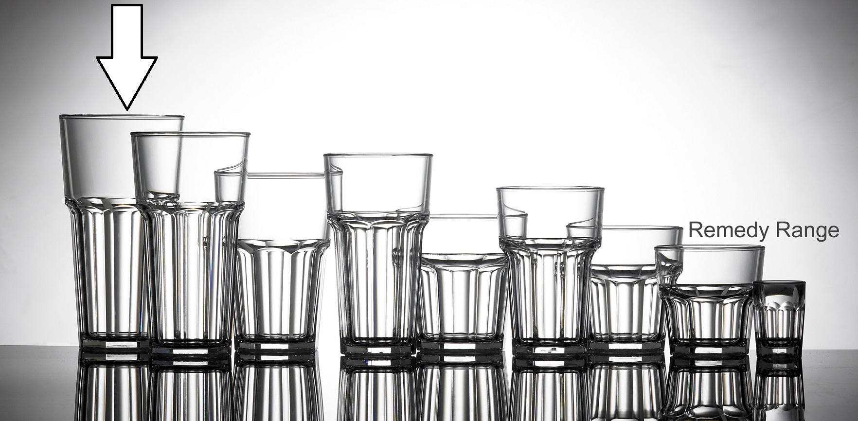 Elite Remedy Polycarbonate Pint / 20oz Tall Glasses CE - 24 Pack - Image 3