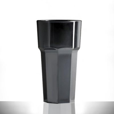 Elite Remedy Black, Polycarbonate 12oz Tall Glasses - 36 Pack