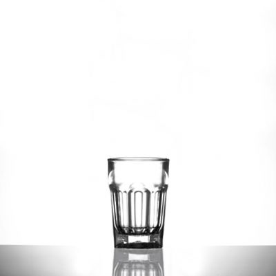 Remedy Plastic Shot Glass - Premium Polycarbonate 25ml CE Shots - 24 Pack