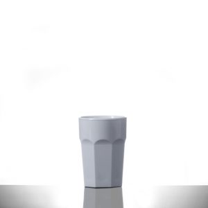 Elite Remedy Polycarbonate Plastic 25ml Silver Shot Glasses CE - 24 Pack