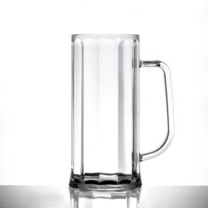 Elite Premium Polycarbonate Bavarian Pint Tankard, 20oz CE - 12 Pack