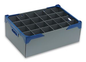 1. Glass max height 120mm, glass max width 81mm, 24 cells, Pack of 5