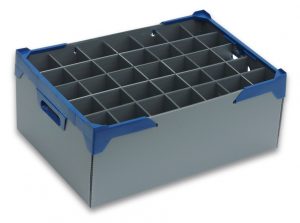 1. Glass max height 120mm, glass max width 81mm, 24 cells, Pack of 5