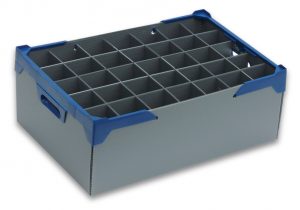1. Glass max height 120mm, glass max width 81mm, 24 cells, Pack of 5