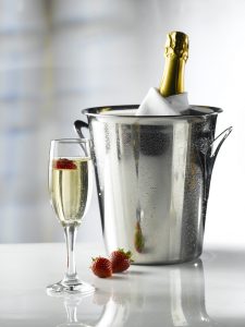 Empire / Misket Champagne Flute 19cl / 6.5oz - 35 Pack and Glassware Storage Box