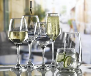 Lal Wine Glass 40cl / 14oz - 20 Pack and Glassware Storage Box