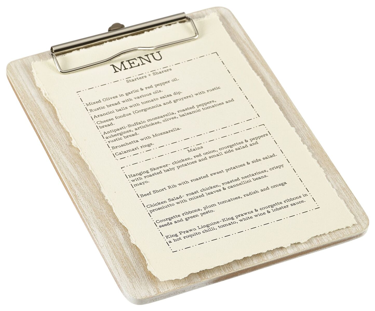 Menu Holders